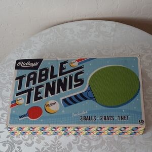 NIB Ridley's Retro Table Tennis Set